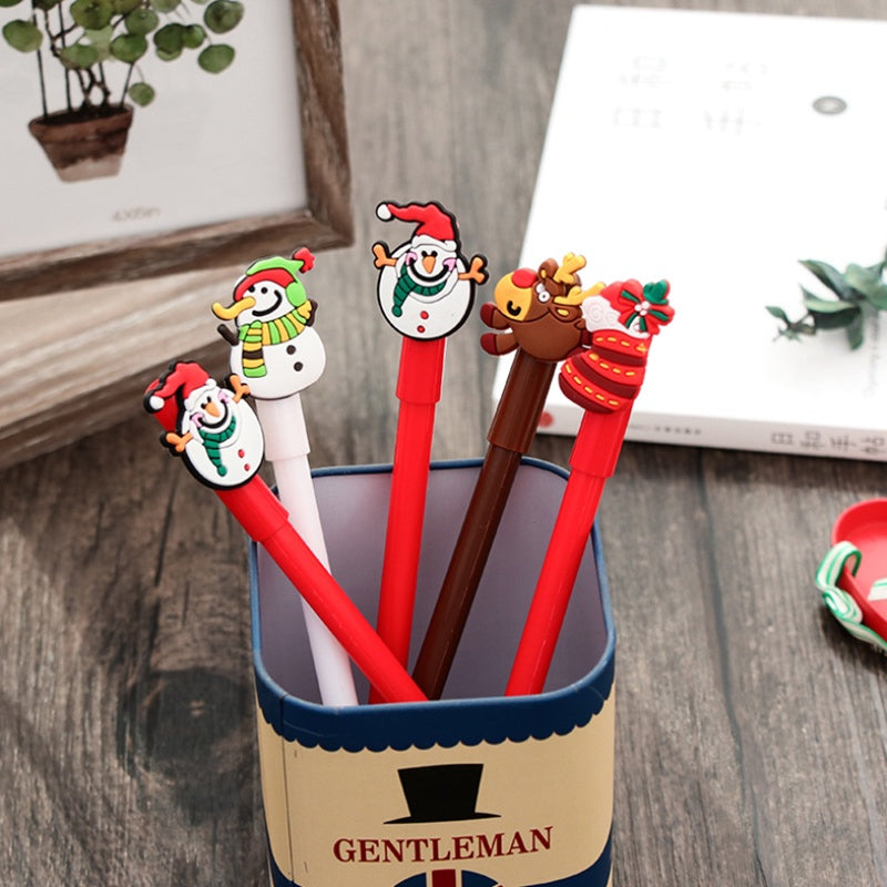 Christmas Gel Cute Cartoon Pen Writing Stationery