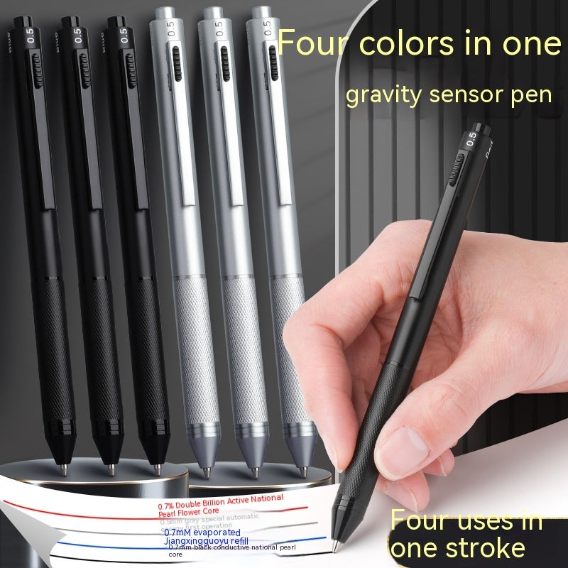 Gravity Induction Pen Press Metal Gel Pen Ballpoint Pen